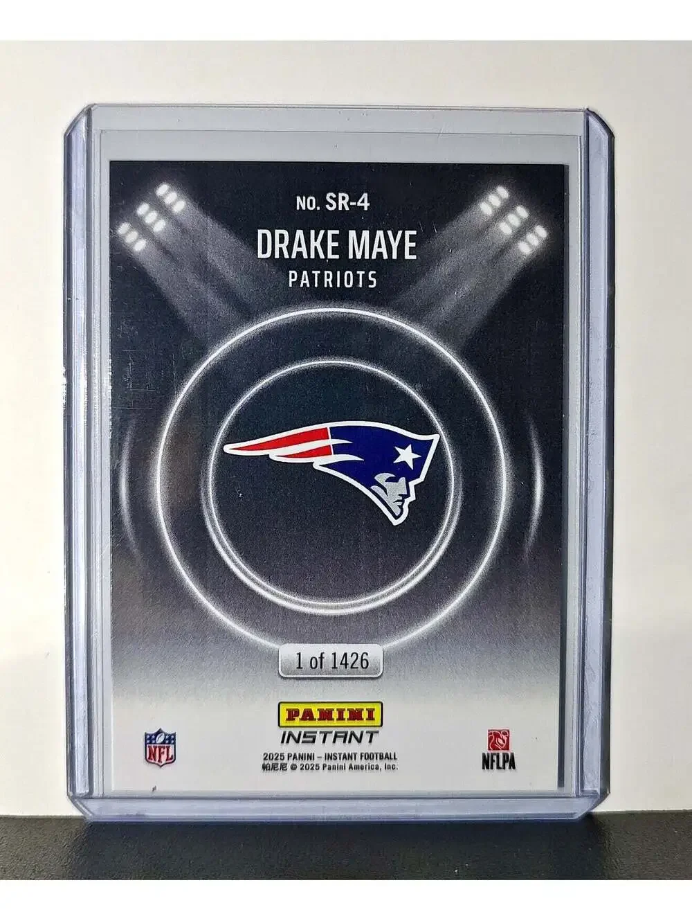 Drake Maye Rookie 2024 Panini Spotlight Rookies NFL #4 Card Patriots 1 of 1426